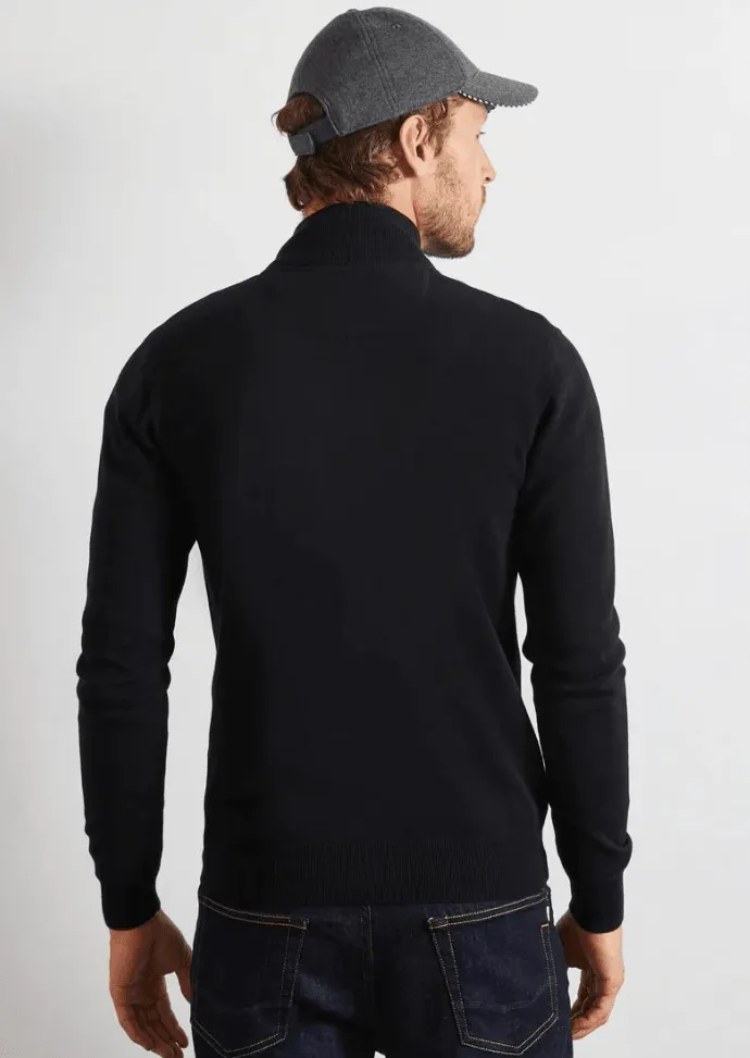 Gilet zippé Eden Park noir