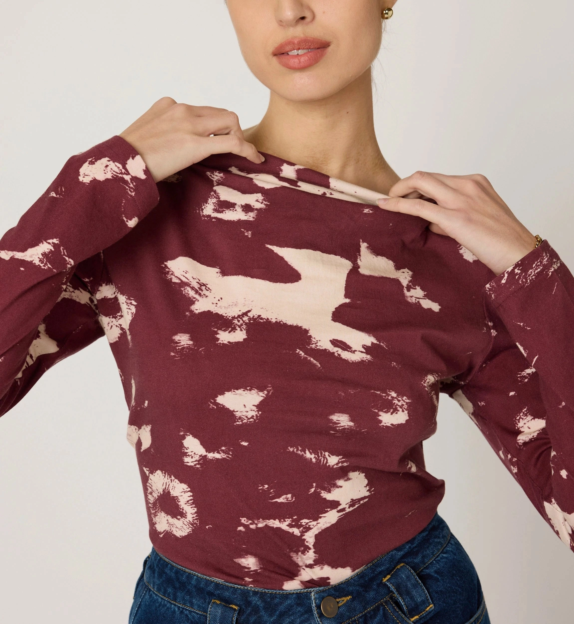 Gina Top | Bold Tamayo Basic Long Sleeve