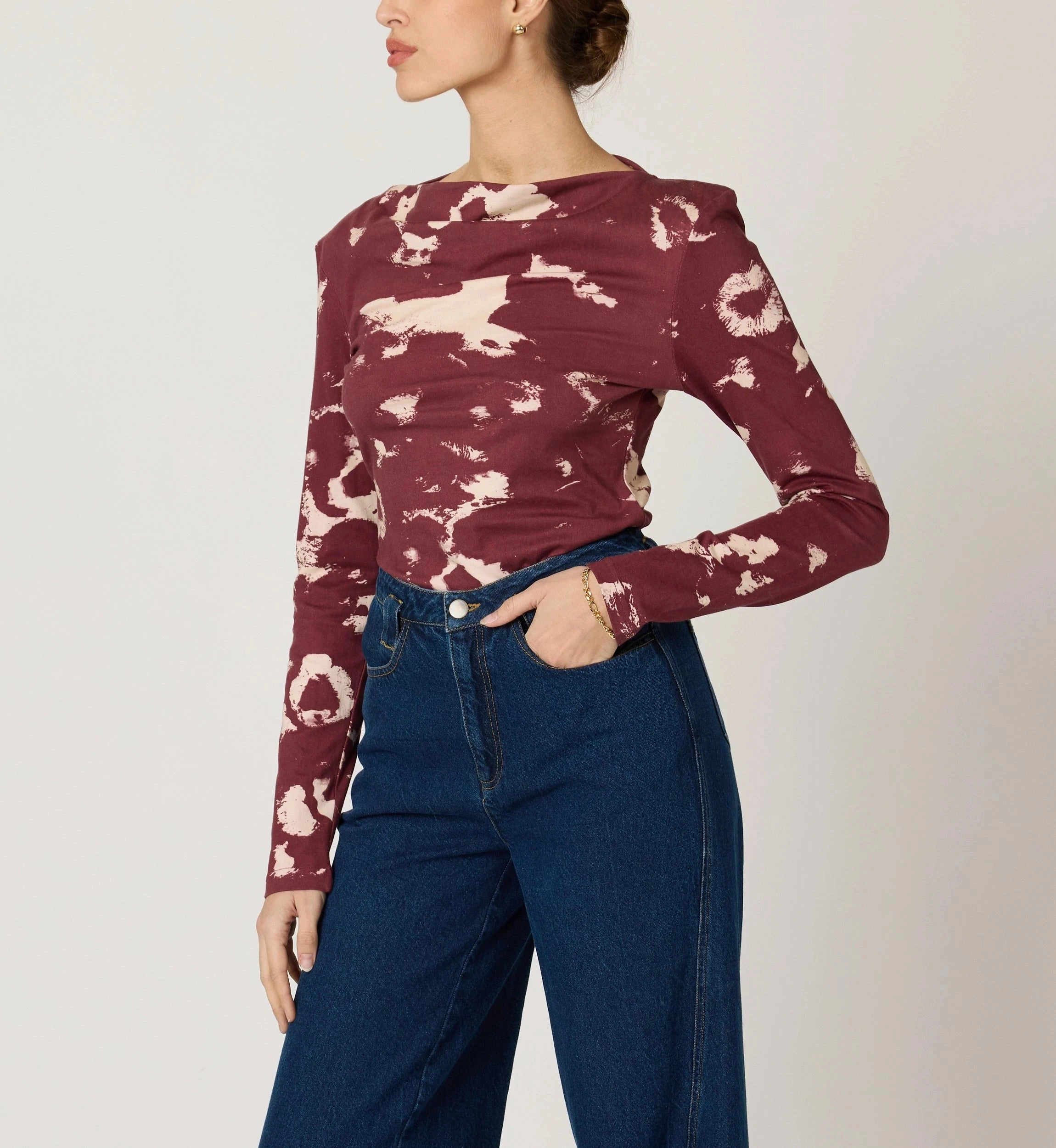 ContrastTipping Gina Top | Bold Tamayo