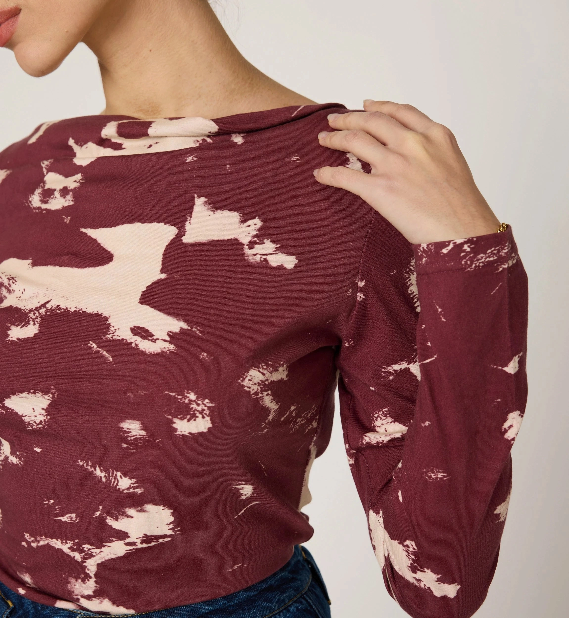 UV Protection Enhanced Stretch waistband Gina Top | Bold Tamayo