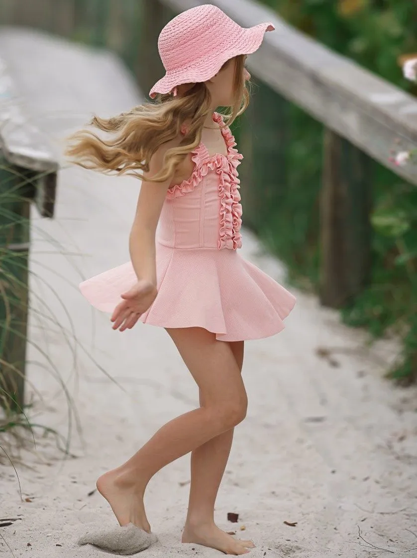 Girls Born to Dance One Piece Swimsuit
