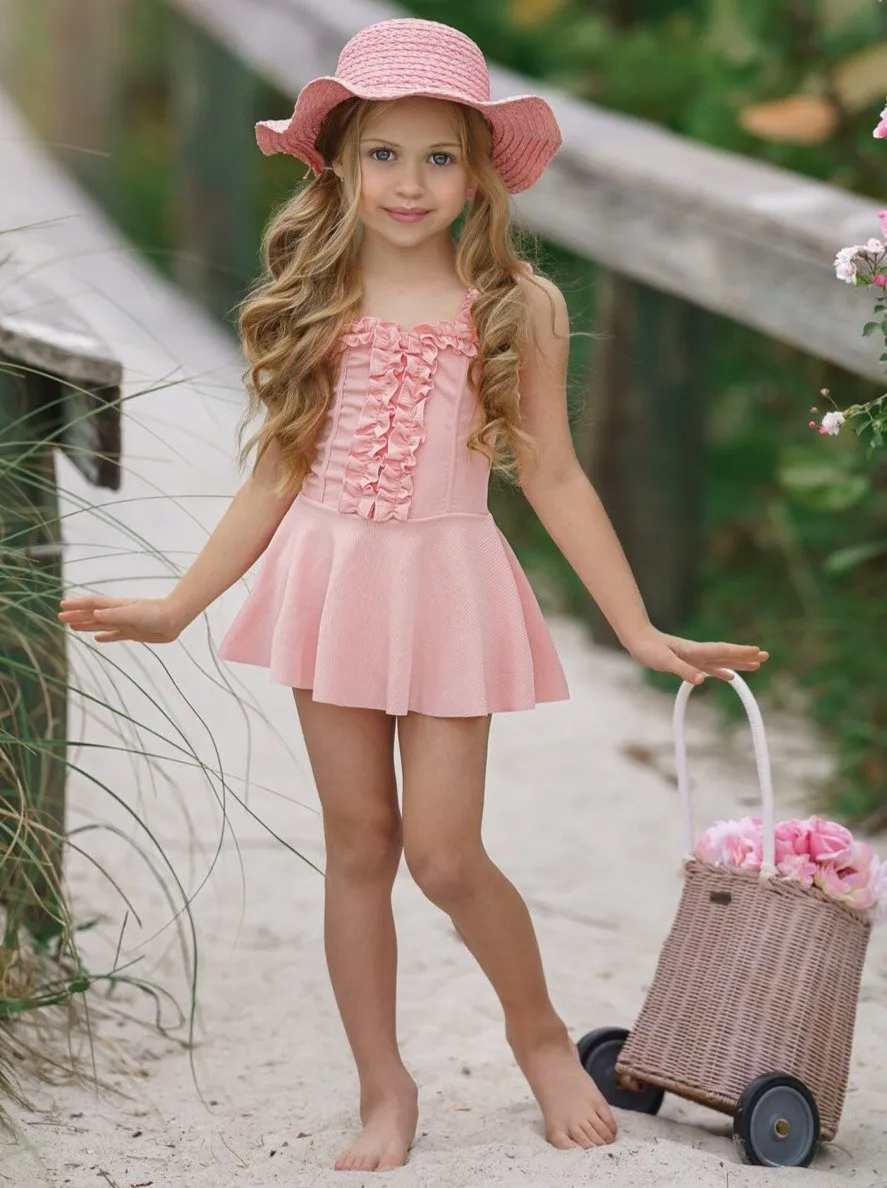 Girls Born to Dance One Piece Swimsuit