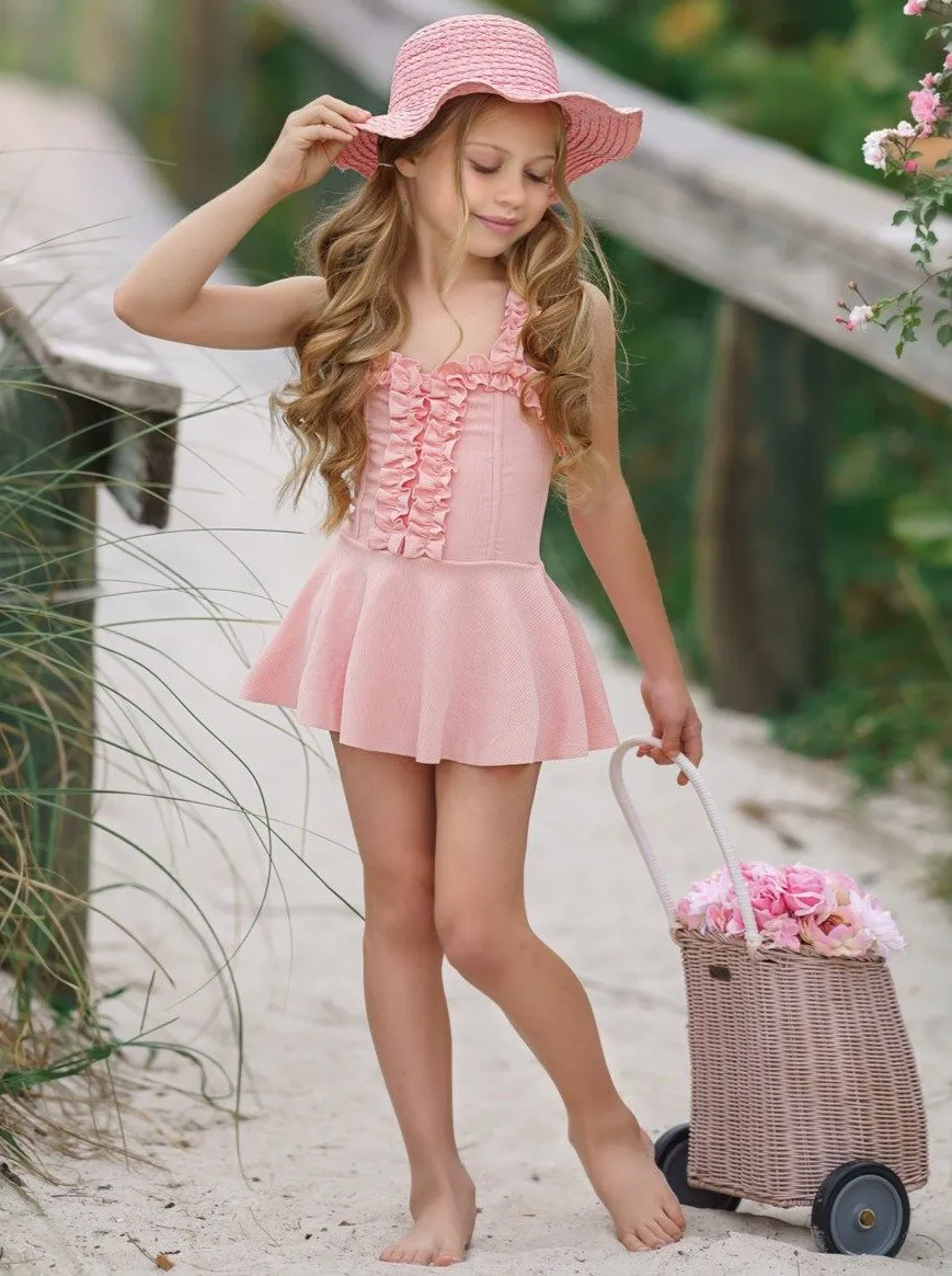 Girls Born to Dance One Piece Swimsuit