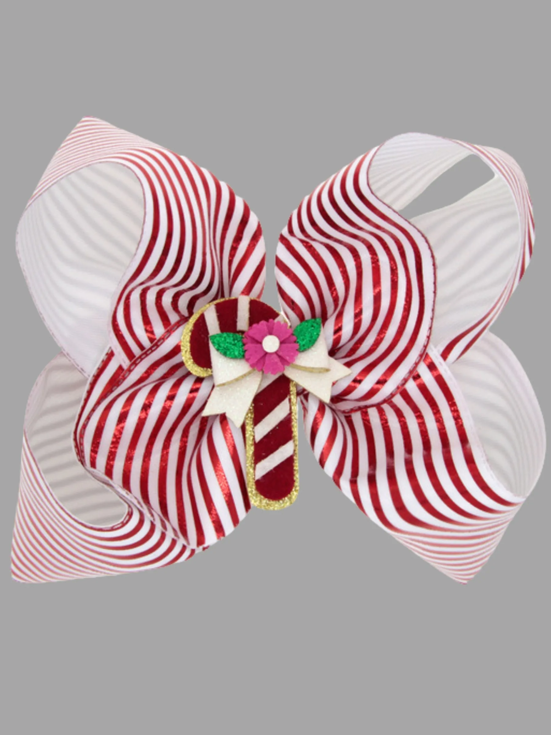 Girls Pretty as a Present Holiday Themed Bow