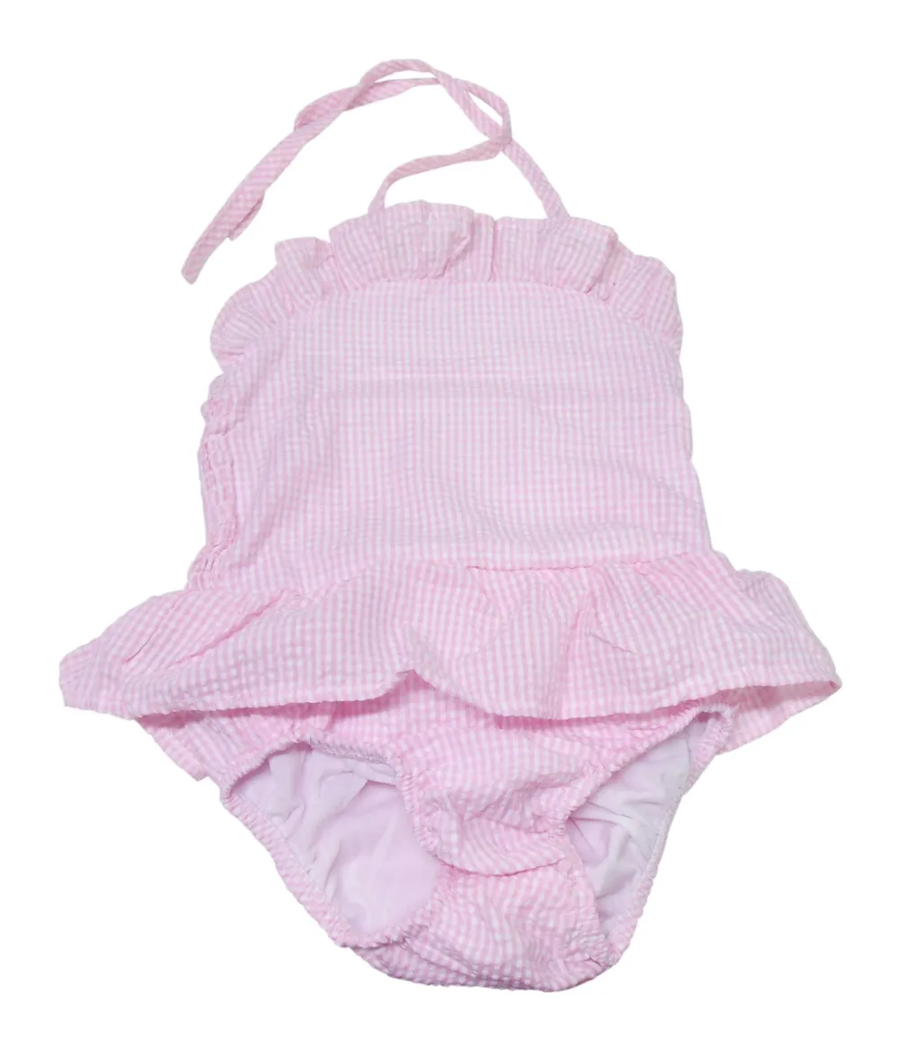 Girls Swimsuit - Gingham - 1 Piece