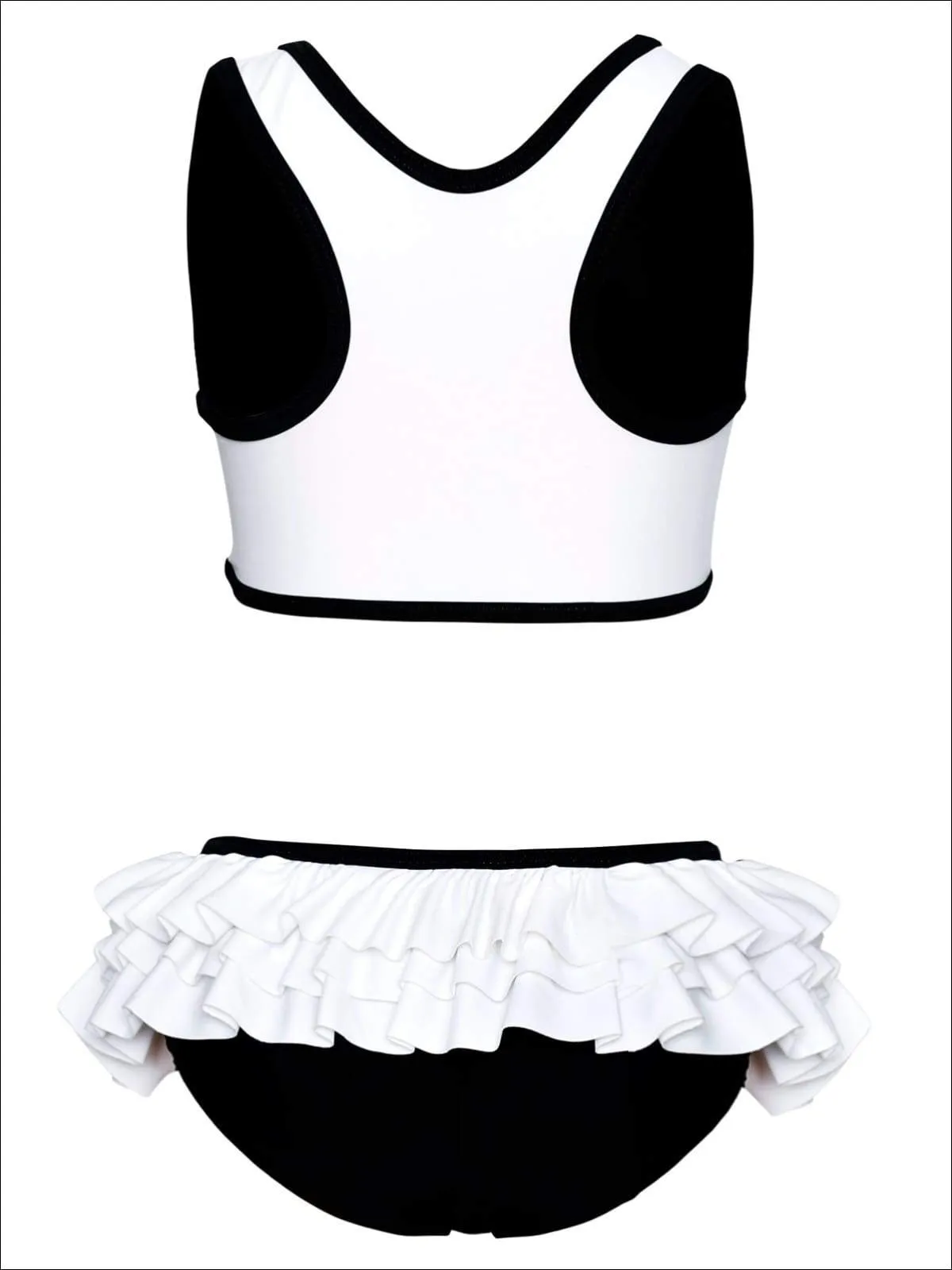 Girls The Swan Beauty Two Piece Swimsuit