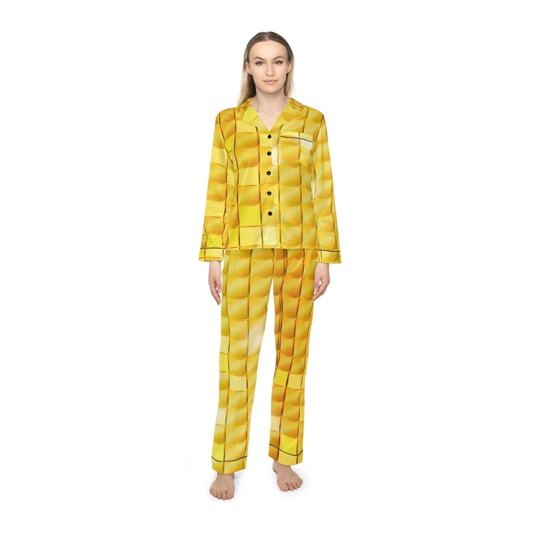 GoldStakt Women's Satin Pajamas