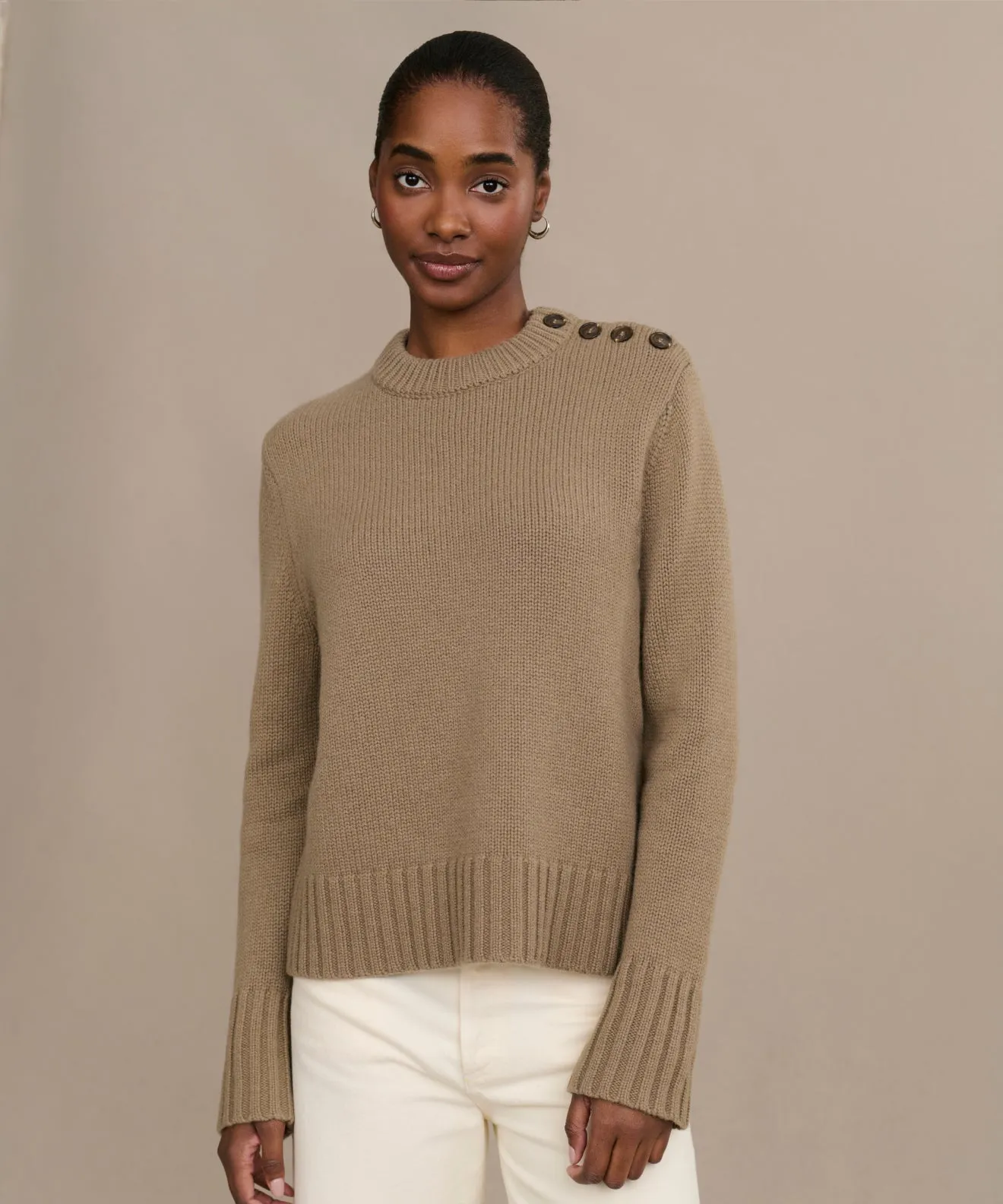 Grace Crewneck FullCut Shoulder MeshPanel