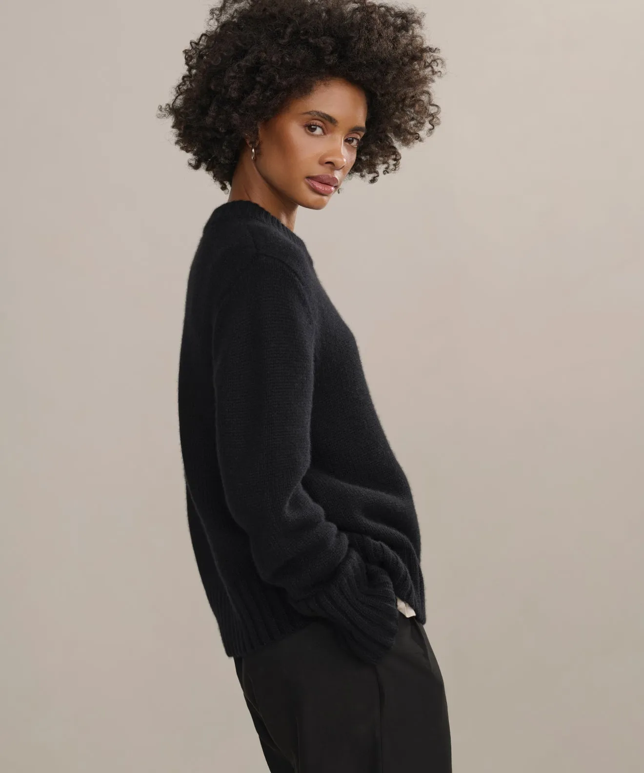 Grace Crewneck Activewear Top Oversized Silhouette