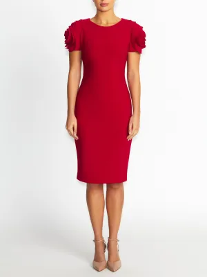 Graceful Attire Thea Red Dress Fall Inspired Thea Red Dress