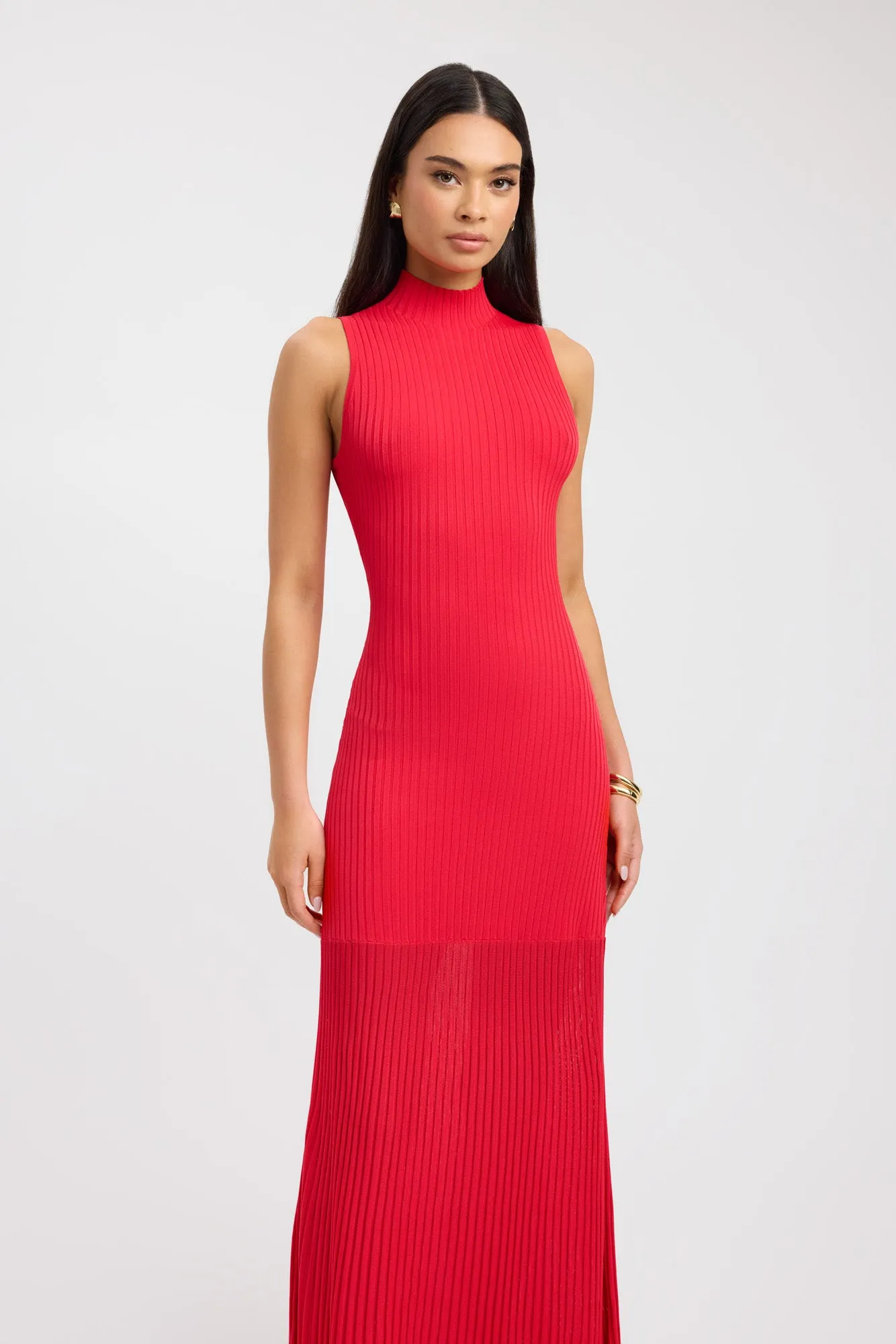 Manhattan Maxi Dress Minimalist Waistband