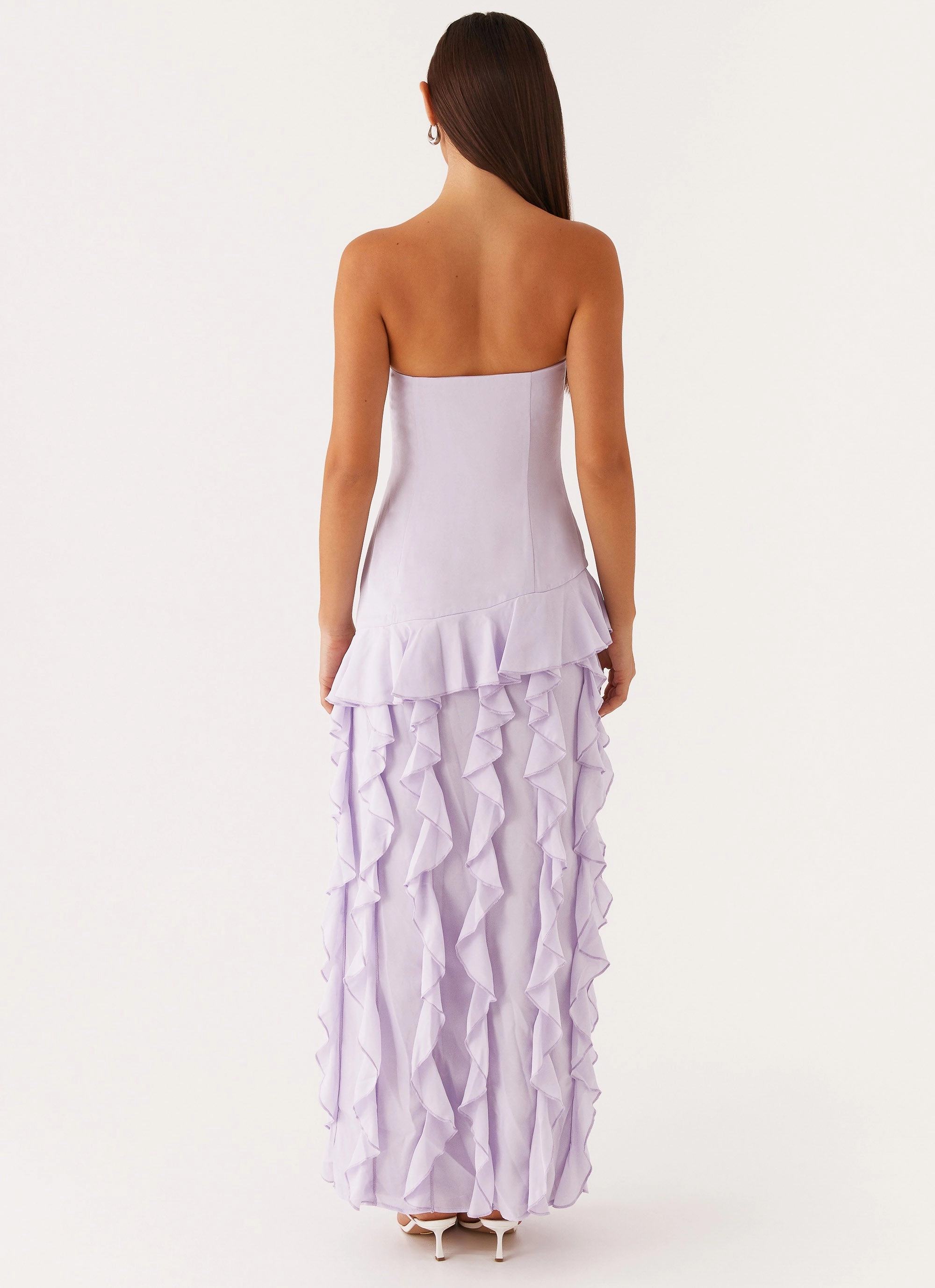 Unique Print Lounge Comfort Firefly Maxi Dress - Lilac