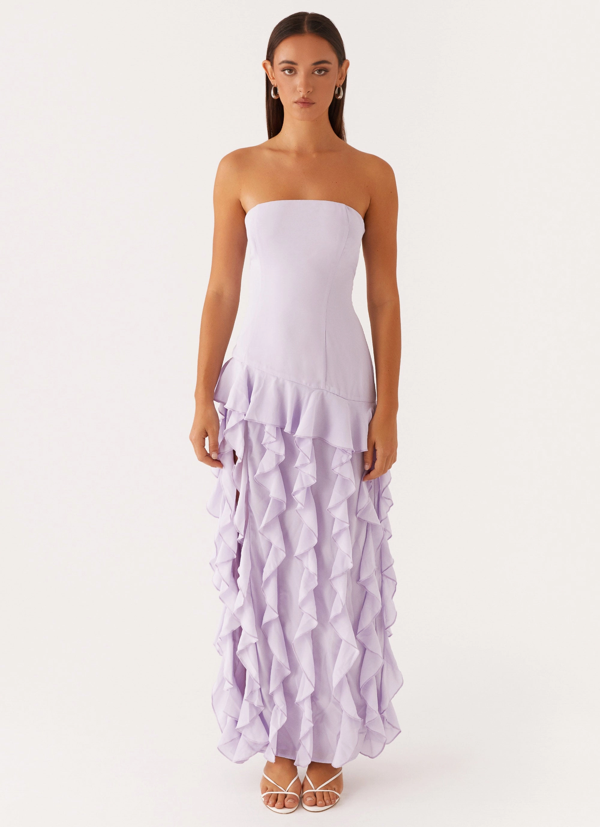 Firefly Maxi Dress - Lilac Cotton Skin