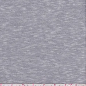 Granite Grey Slubbed Jersey Knit Fabric
