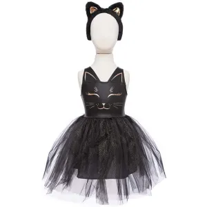 Great Pretenders Black Cat Dress and Headpiece 5/6
