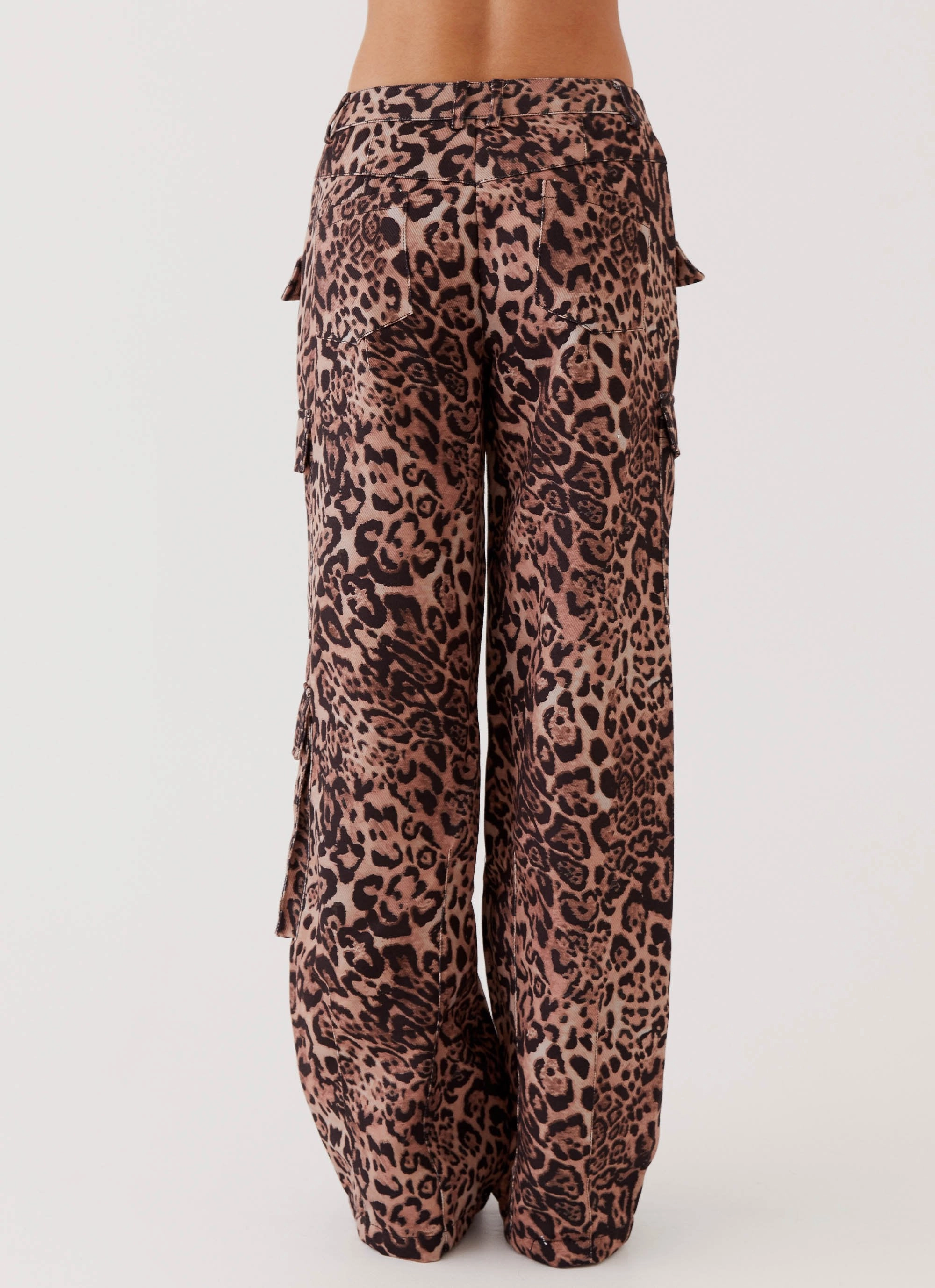Relaxed fit wear Greedy Cargo Pants - Leopard