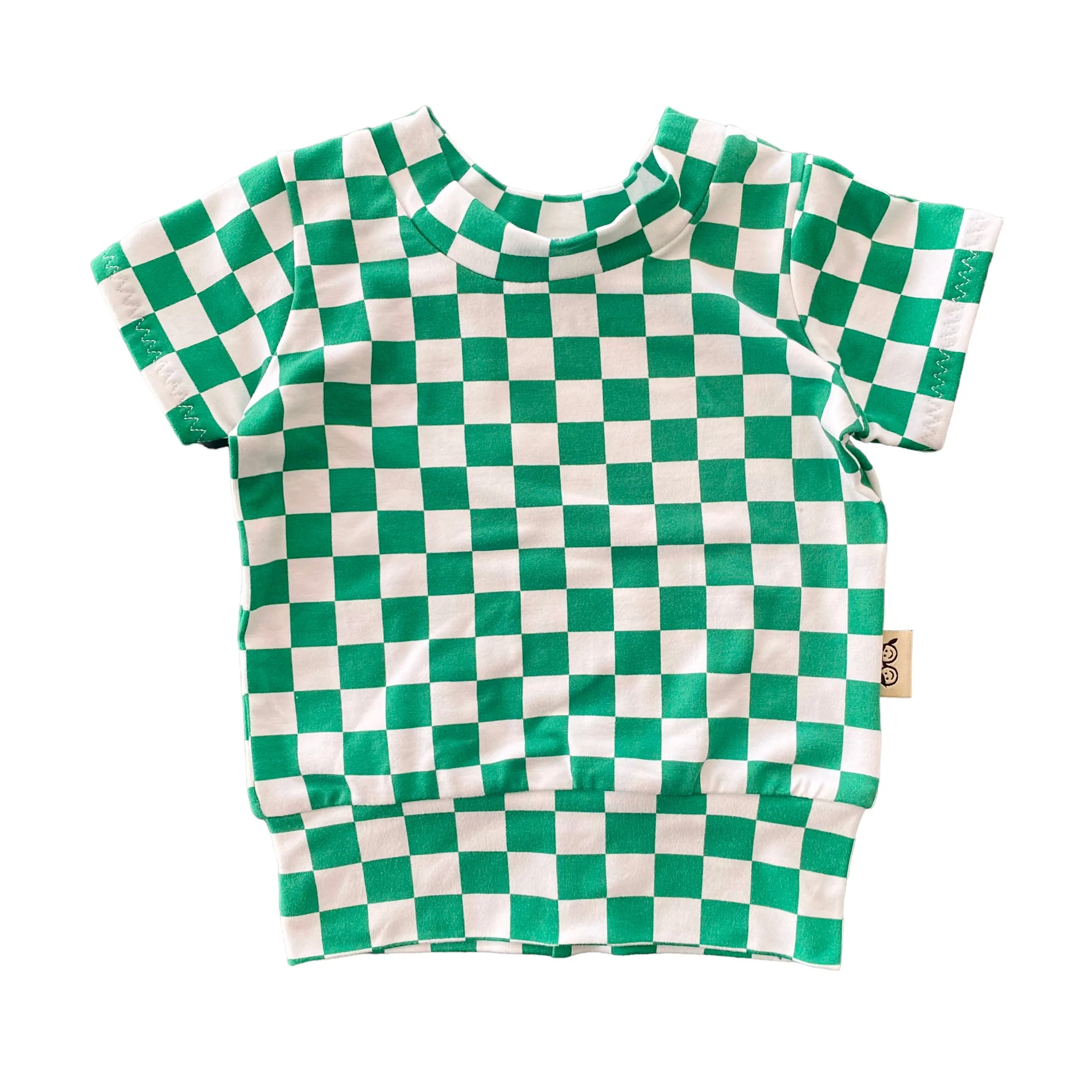 Green Checkered Summer Lounge Set
