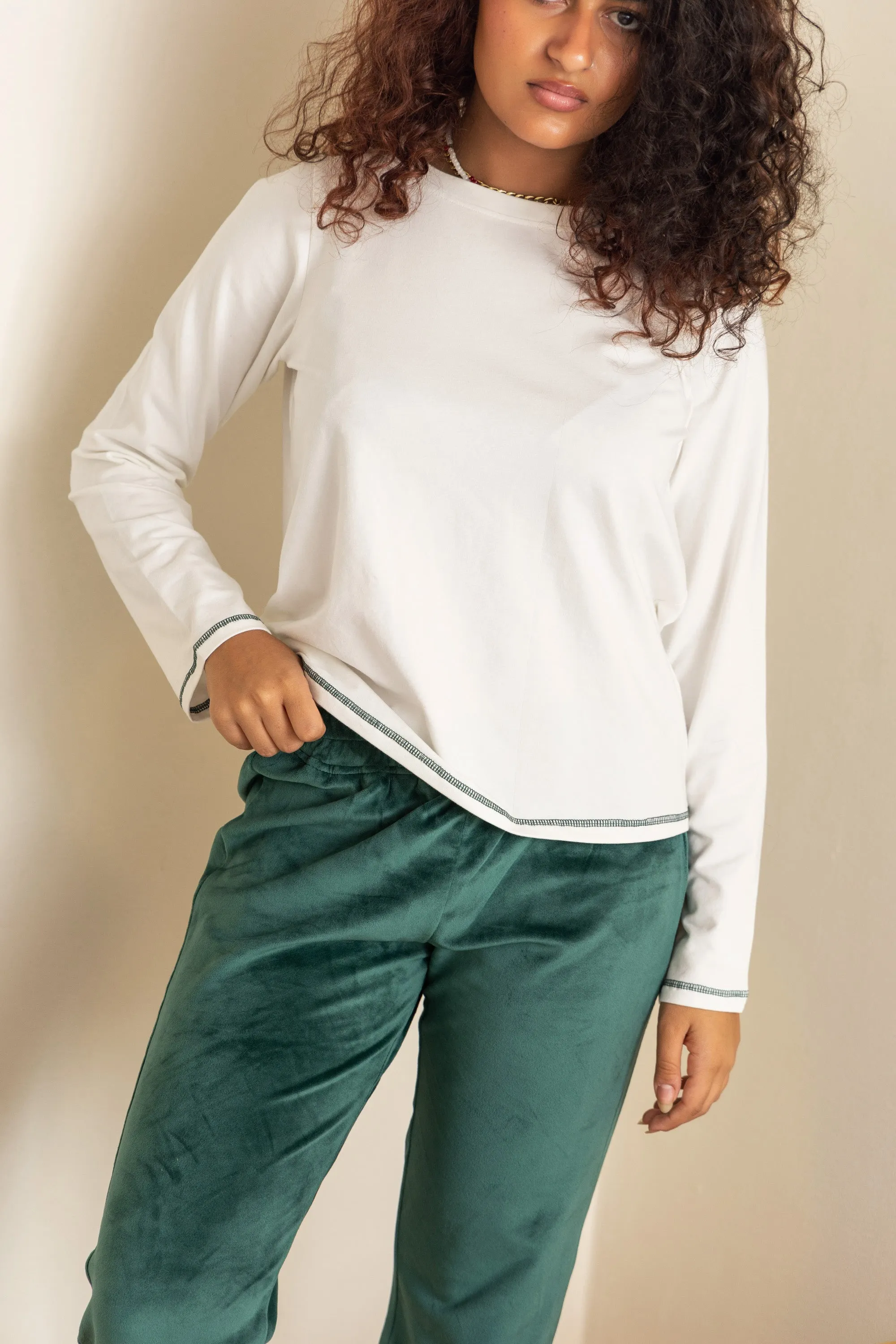 Green Pajama Jacket