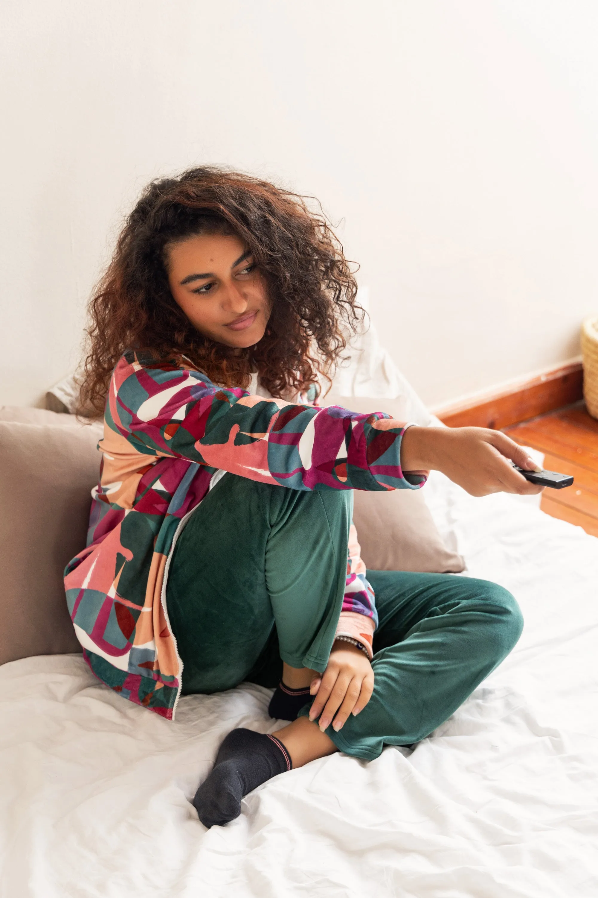 Green Pajama Jacket