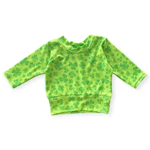 Green Shamrocks Lounge Top