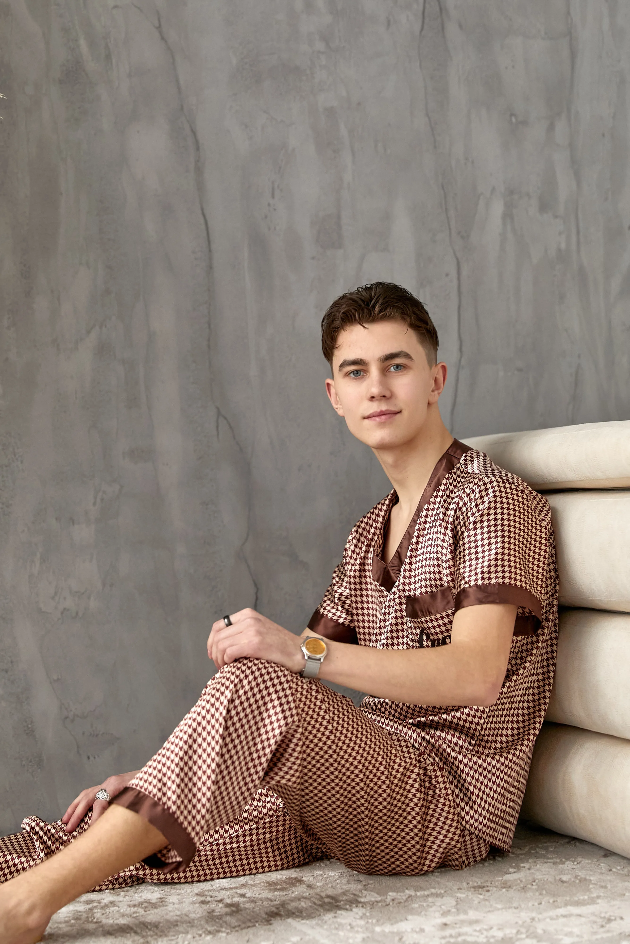 Groom Satin Pajamas Bachelor Party Satin Men's Pajamas - Short   Short