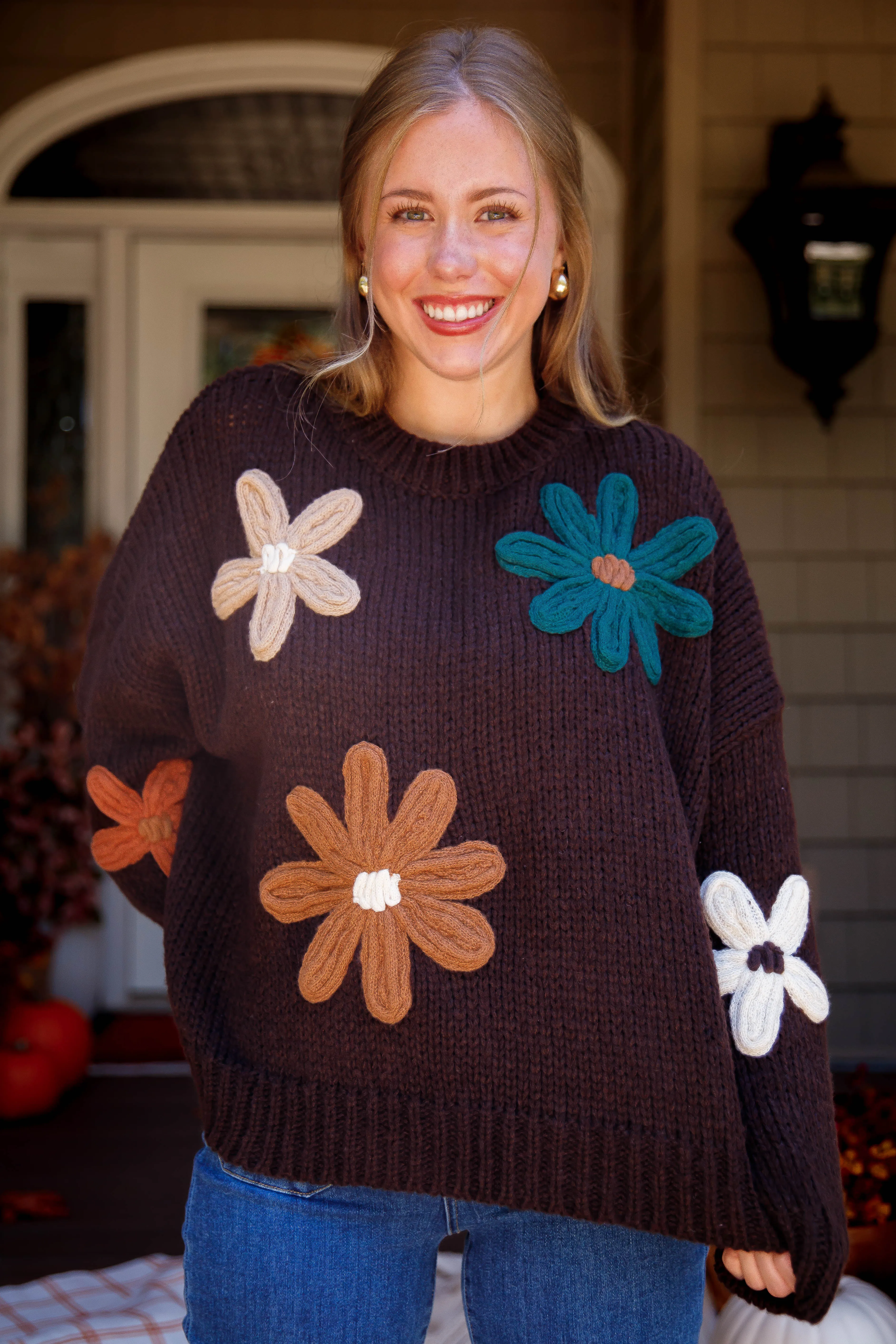 Growing Strong Sweater-Brown Tencel Lyocell Fiber