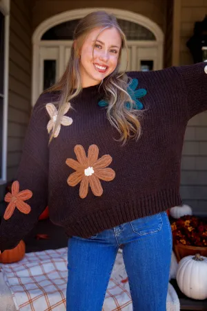 Growing Strong Sweater-Brown BreathableKnit Fabric Growing Strong Sweater-Brown Flexible Waistband Hidden Pocket Design