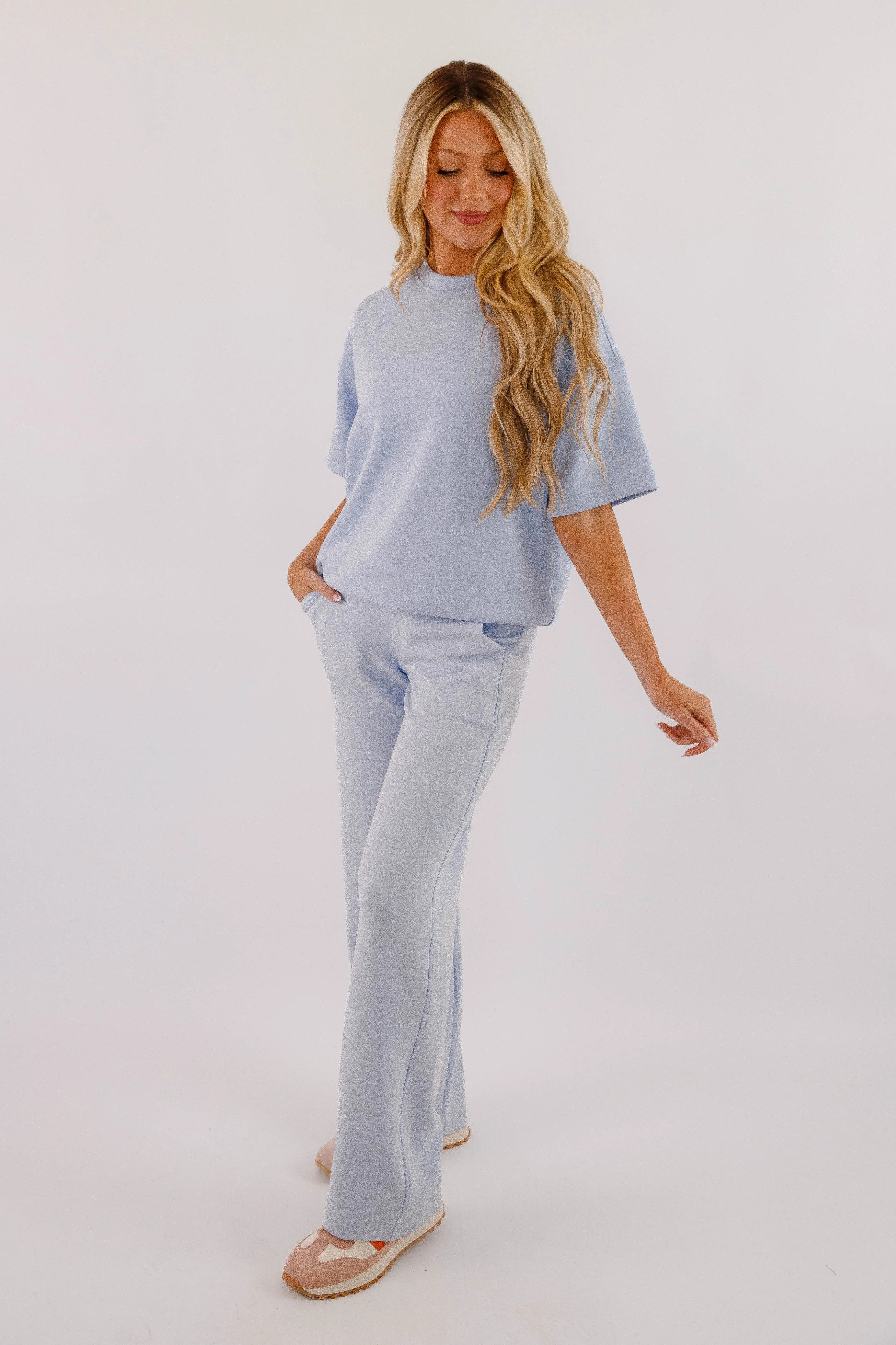 Odor Control Tech All The Energy Pants-Sky Blue