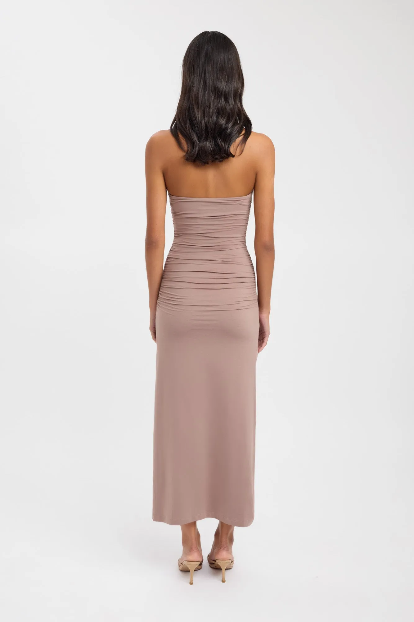 Hailey Halter Dress Soft Touch WideCollarDesign
