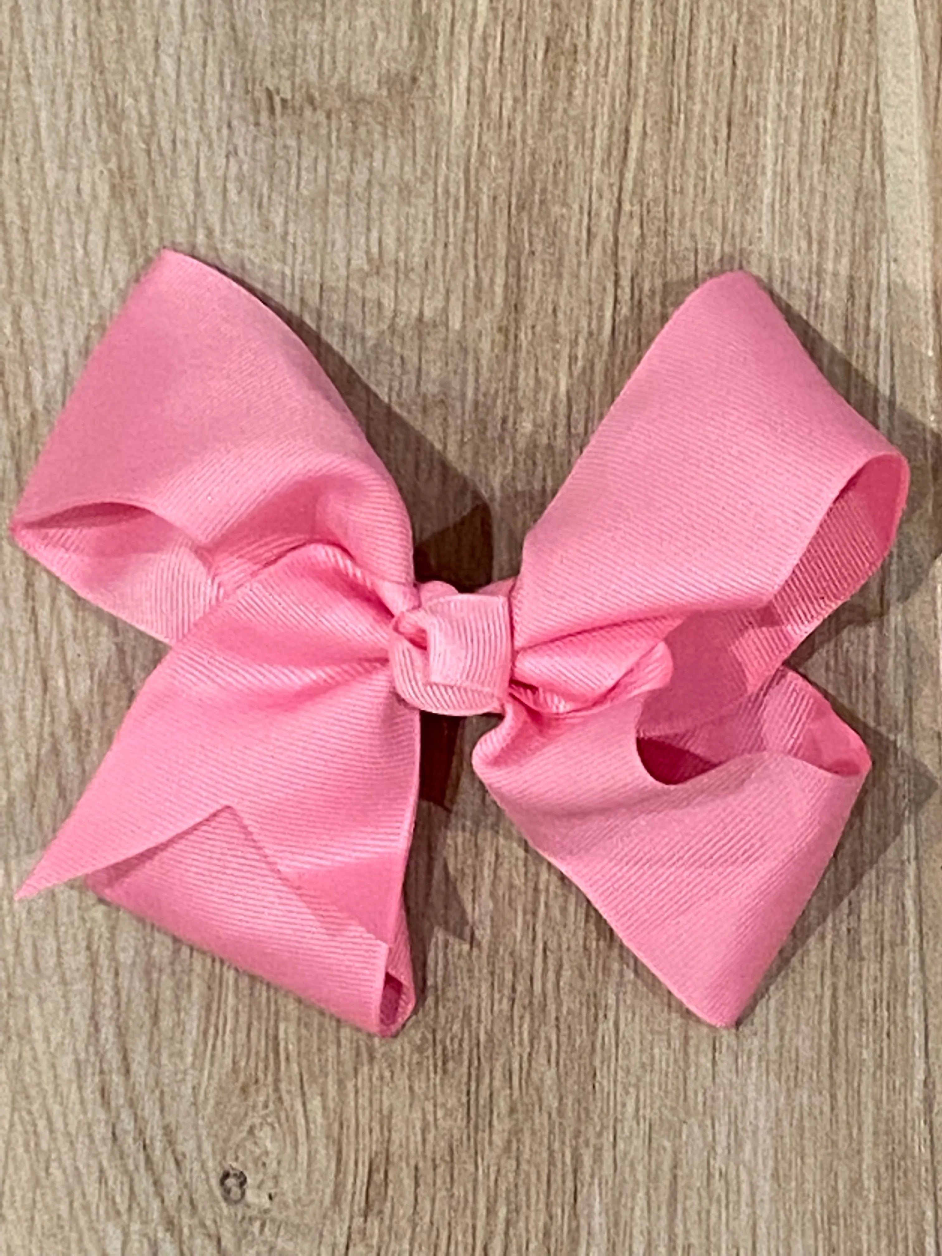 Hair Bow - Medium Pink