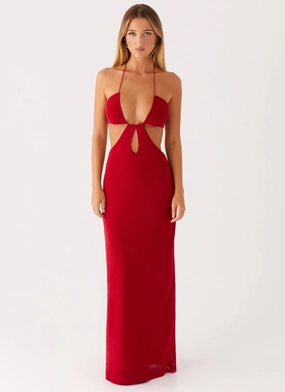 Gender Inclusive Hallie Maxi Dress - Red