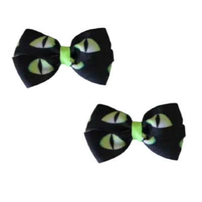 Halloween Hair Accessories - Scary Eyes Cherish Hair Bow