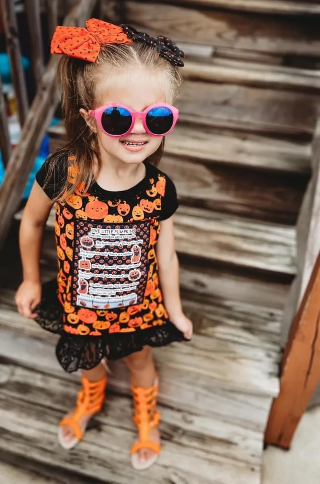 Halloween Polka Dot Bow Headband | Hair Clip