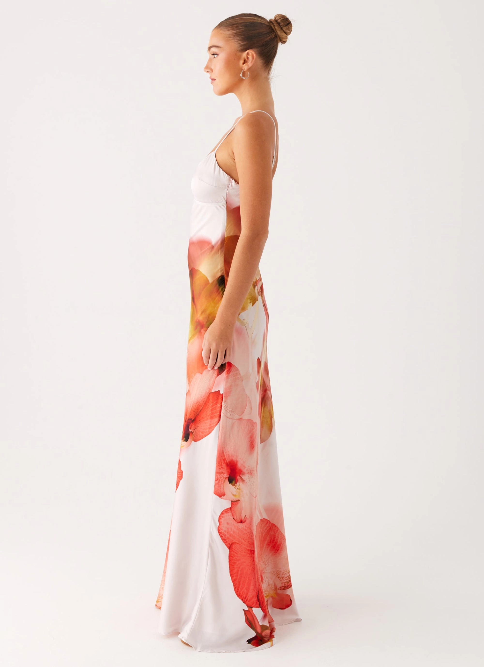 Pacha Maxi Dress - Peach Rose Countryside-Style Fit Clean