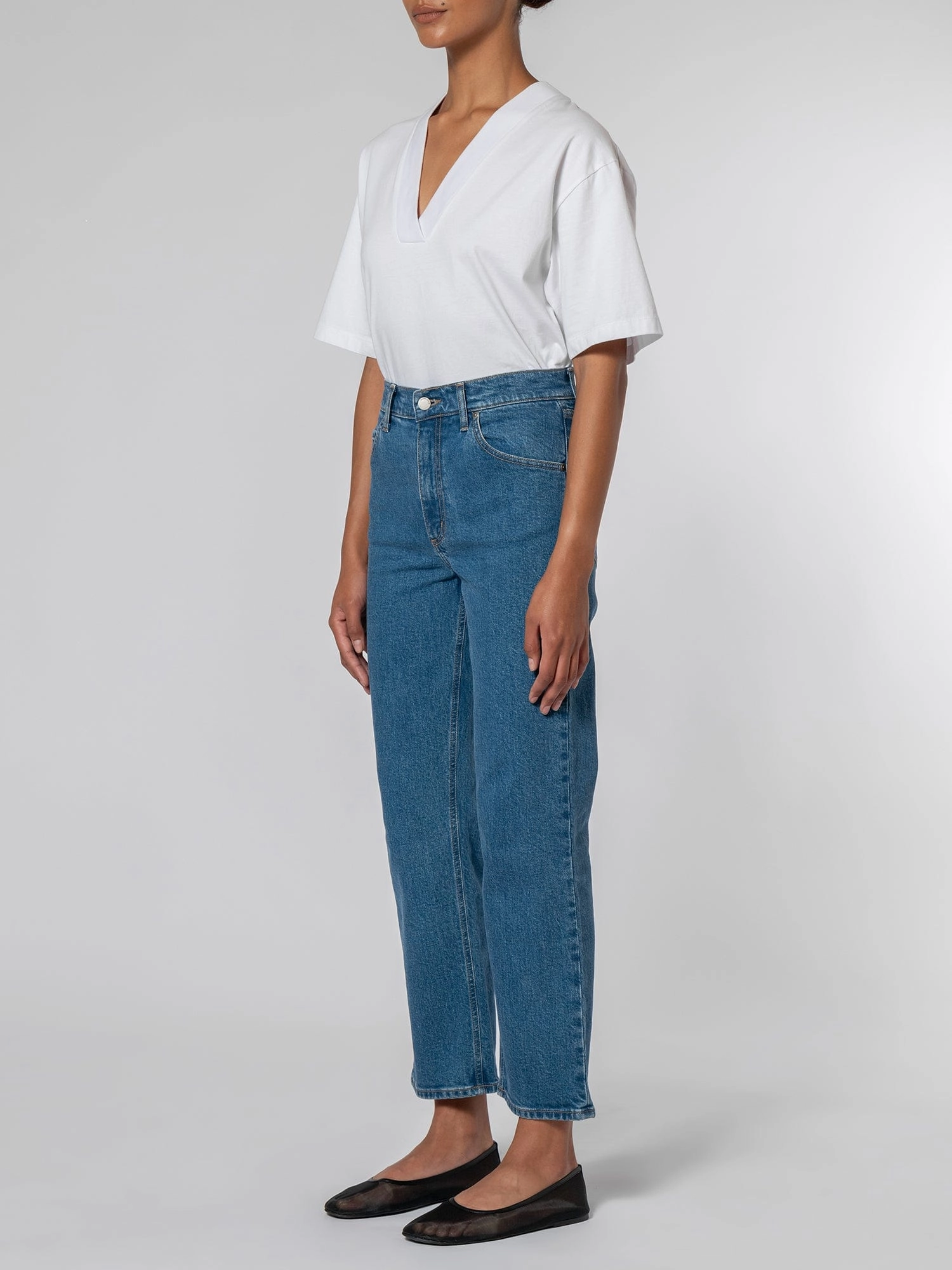 Hardy Jean Stretch Classic Blue Minimal Edge