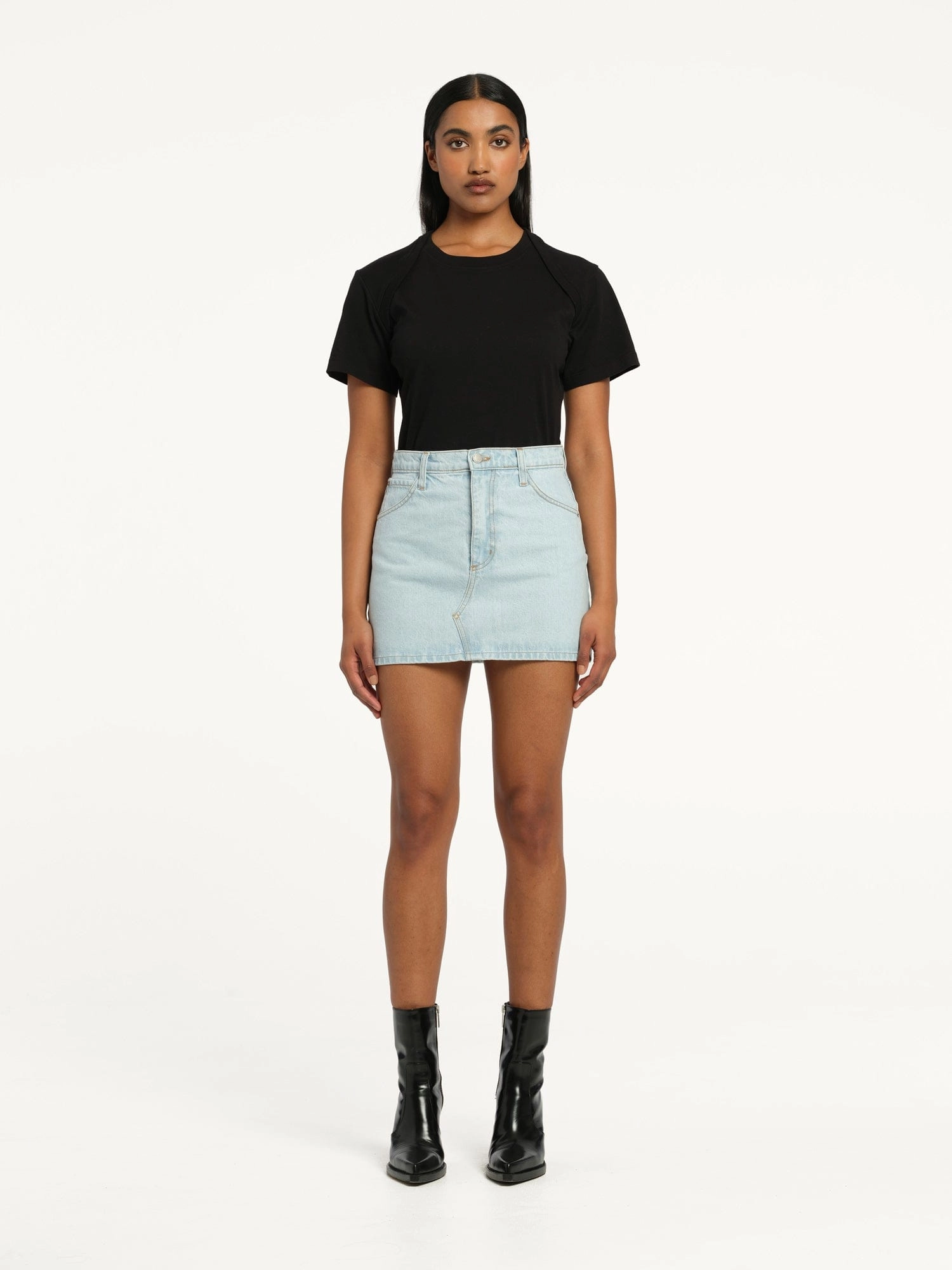 Trendy Vibe Polyester fabric Harlow Skirt Coasting