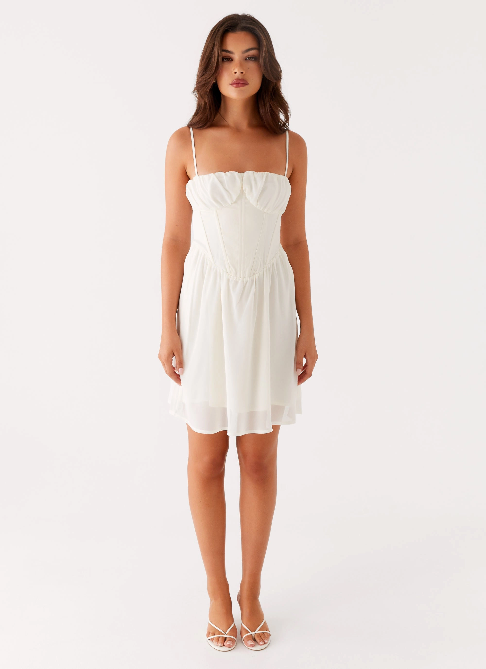 Harmony Mini Dress - Ivory Essential Layer