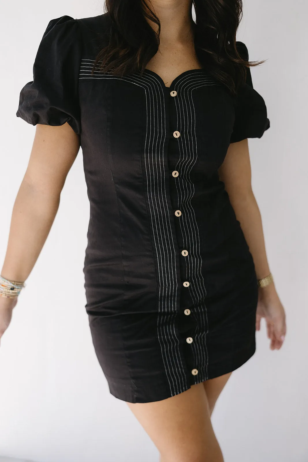 Harper Mini Dress - Black