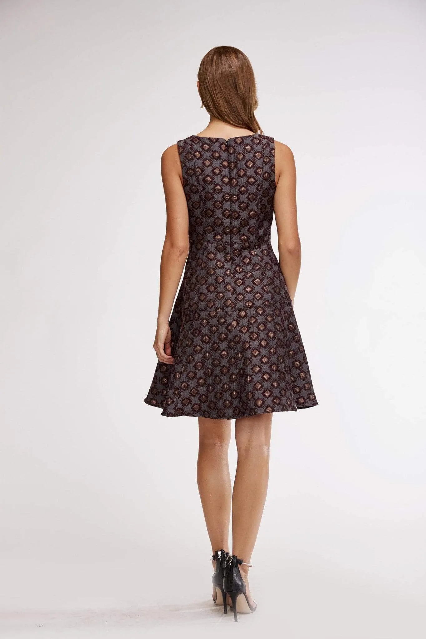 Haven Dress - Wine Dot Classic Fit Summer Ready
