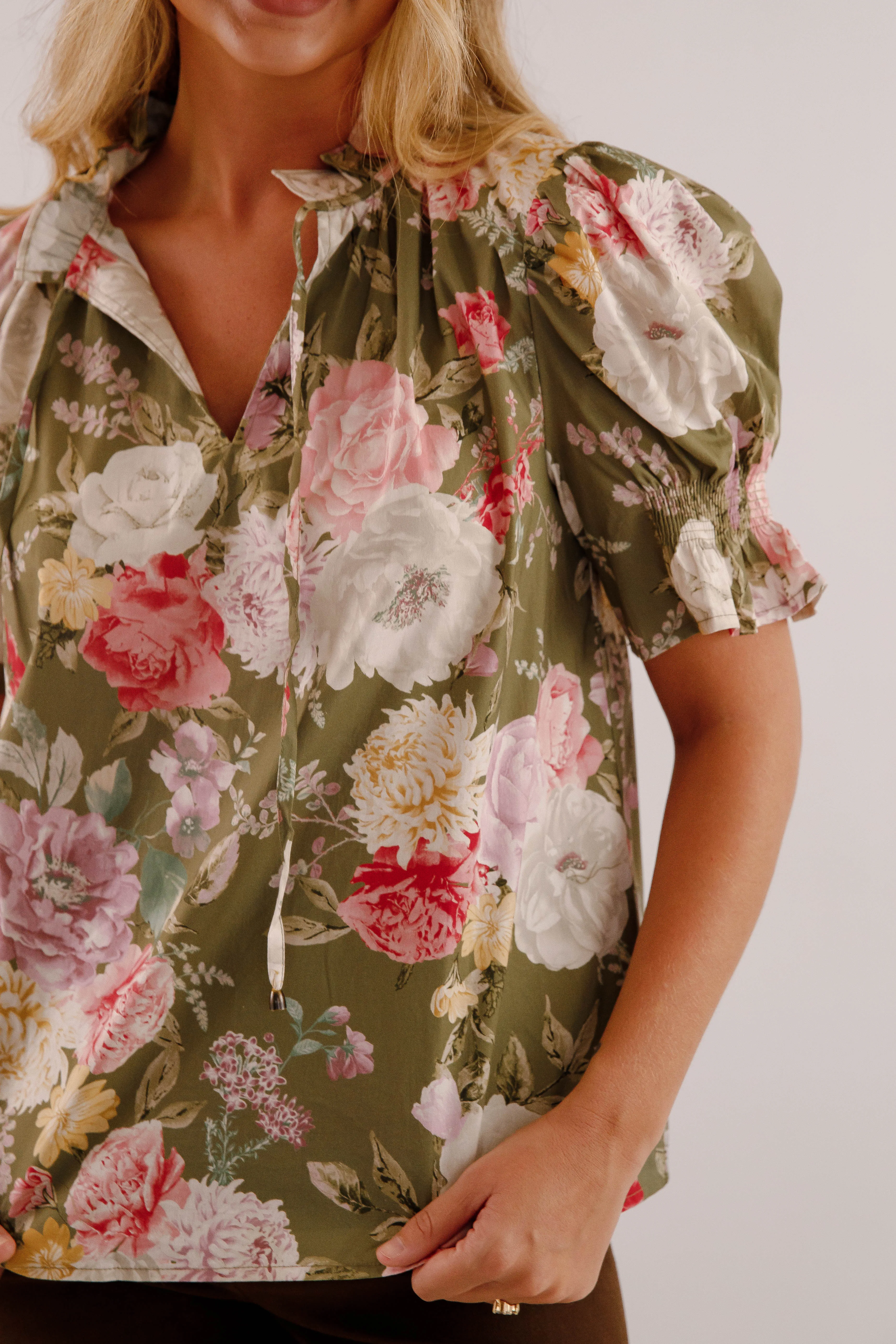 Wear Resistant Fabric Heart to Heart Blouse