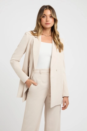 Heat Lock Oyster Oversized Blazer Makeup Interchangeable Collar System Oyster Oversized Blazer