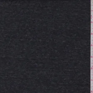 Heather Black Slate Jersey Knit Fabric