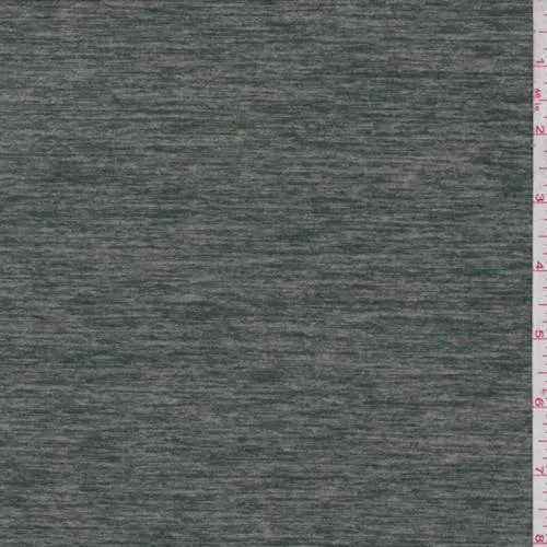 Heather Silver Forest Jersey Knit Fabric