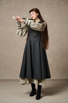Helen 17| Vintage wool dress Balanced Daily Fit Helen 17| Vintage wool dress LowProfileStitching Waterproof Stitch Details