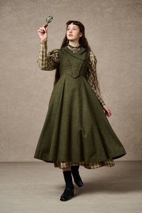 Evening Chill Piece SoftInnerLayer Helen 17| Vintage wool dress