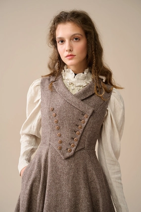 Helen 17| Vintage wool dress Thermal Lining Frictionless Inner Layer Helen 17| Vintage wool dress