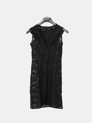 Helmut Lang SS96 Hooded Floral Lace Dress