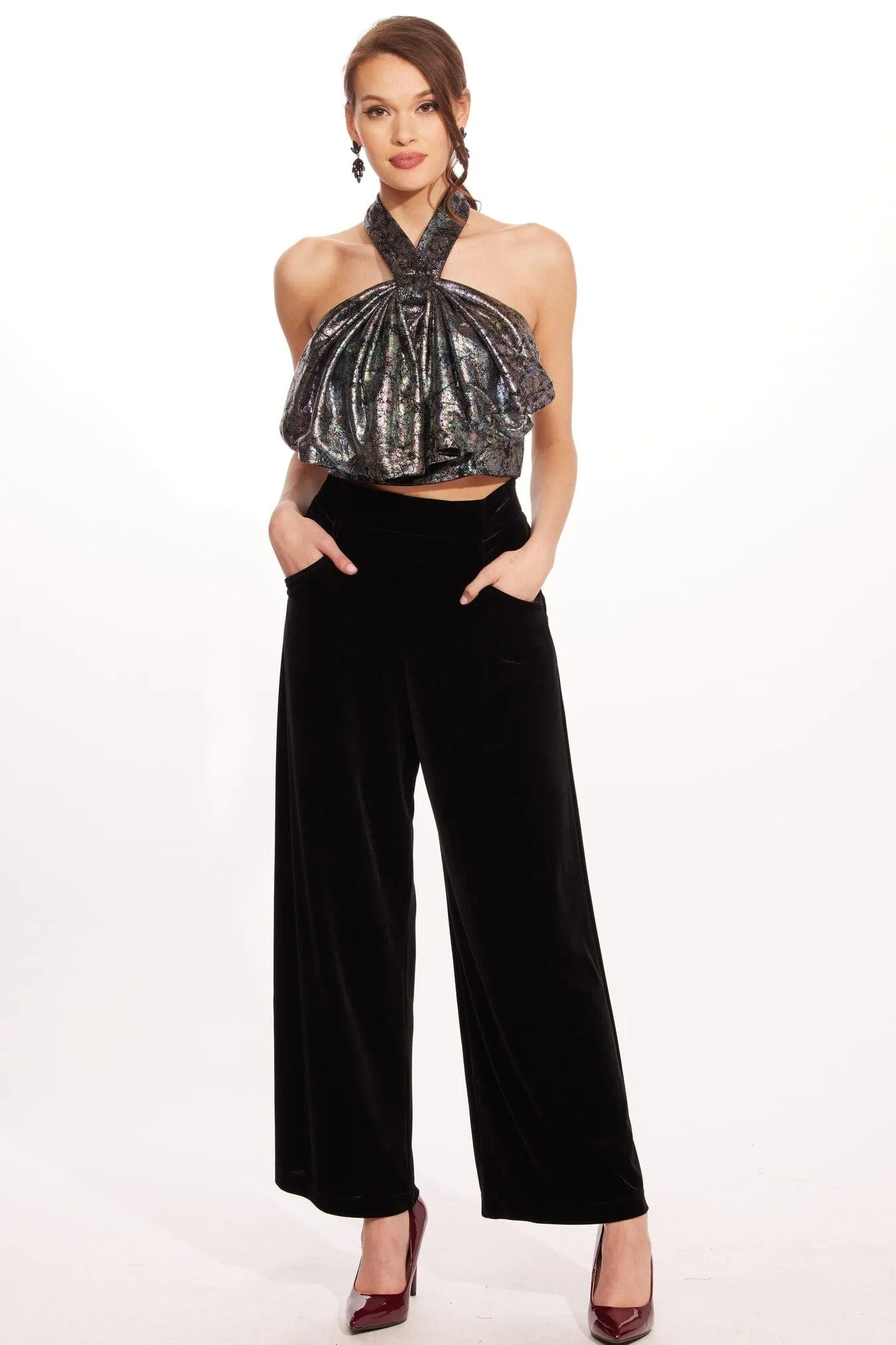 Active Motion Hepburn Pant - Black Velvet