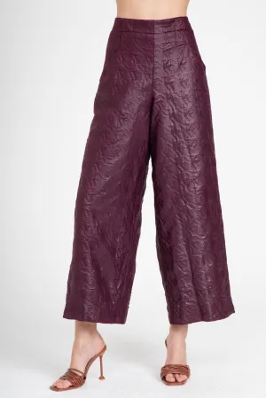 Hepburn Pant ?C Merlot Flexible Stretch Waist Hepburn Pant ?C Merlot Durable Waistband