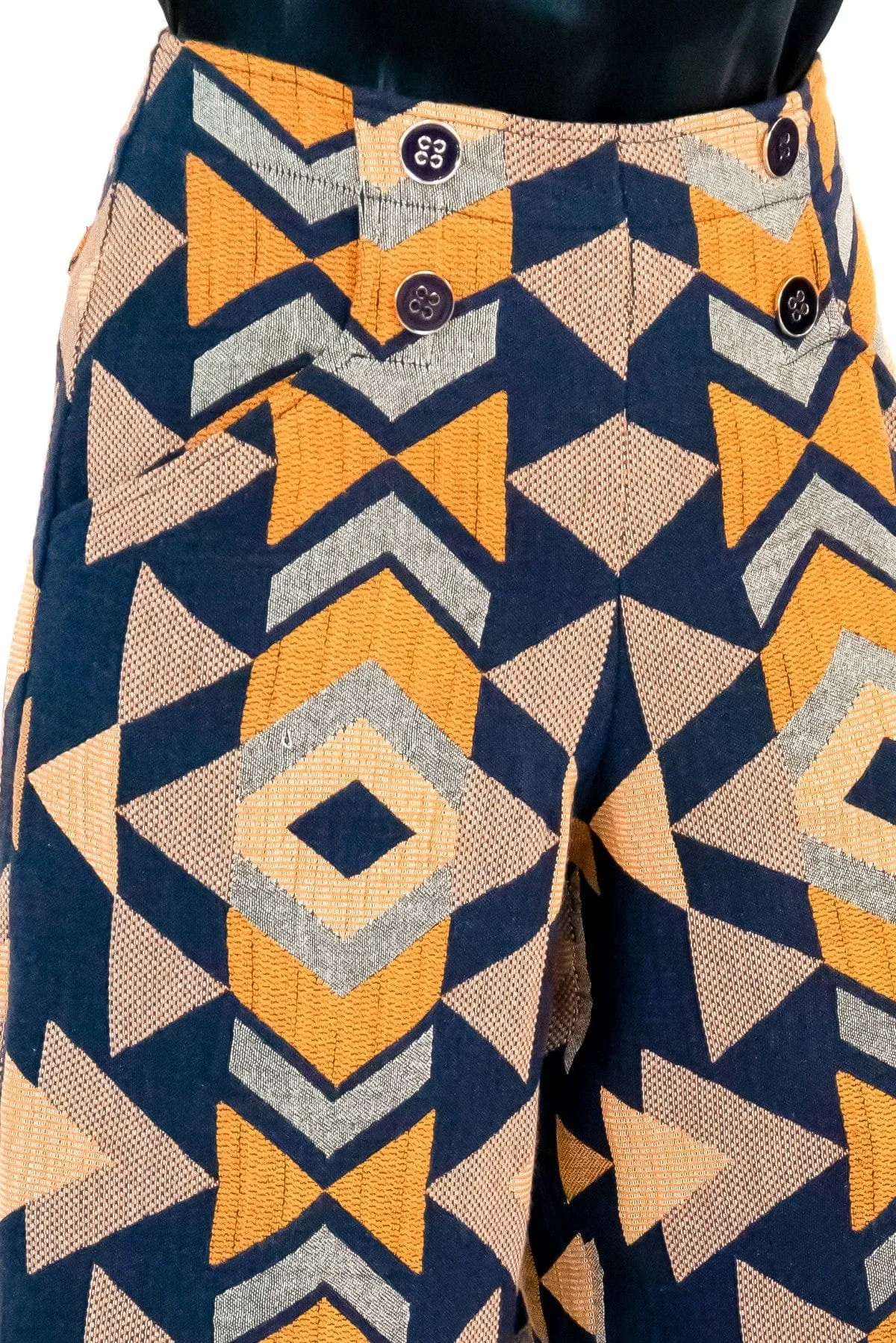 Hepburn Pant ?C Polygon Twill Weave Texture